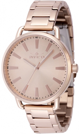 48330 Invicta Wildflower Quartz Rose Gold Dial Ladies Watch