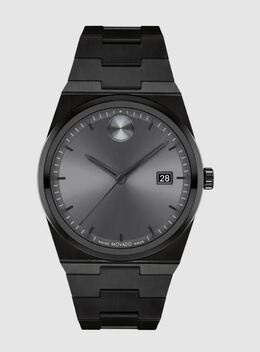 Movado BOLD Quest Quartz Black Dial Mens Watch 3601224
