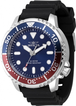Invicta Pro Diver Quartz Blue Dial Pepsi Bezel Mens Watch 47222