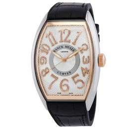 Franck Muller Cintree Curvex Automatic Silver Dial Mens Watch CX40SCAT(AC5NAC5N)