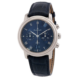 Blancpain Villeret Chronograph Large Date Automatic Mens Watch 6885-1540-55b