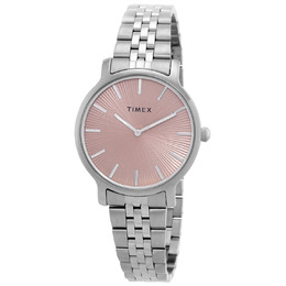 Timex Transcend Quartz Pink Dial Ladies Watch TW2V77400VQ