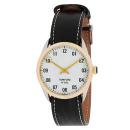 Tom Ford 002 Quartz White Dial Mens Watch tf0120157528