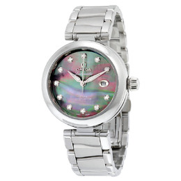 Omega De Ville Ladymatic Automatic Diamond Ladies Watch 42530342057004 425.30.34.20.57.004