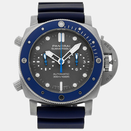 Panerai Grey Titanium Submersible PAM00982 Automatic Men's Wristwatch 47 mm 1086135