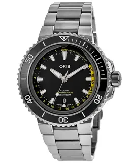 Oris Aquis Depth Gauge Automatic - Steel Men's Sports Watch Model 01 733 7755 4154-set mb