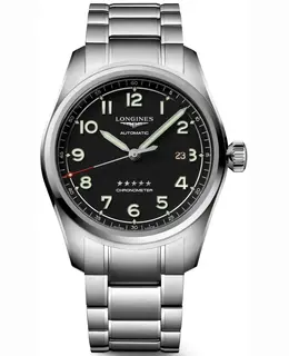 Longines Spirit Automatic Black Dial Steel Men's Watch L3.811.4.53.6