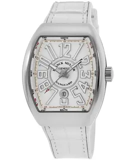 Franck Muller Vanguard Classical White Dial Men's Watch Model V 45 SC DT (BC) AC