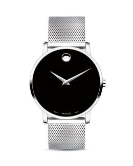 Часы Movado Core, 40 мм, серебряный 2977654 | black/silver