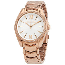mk6694 Michael Kors Whitney Quartz Crystal White Dial Ladies Watch