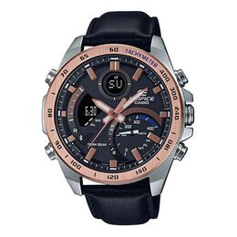 Часы Casio Waterproof EDIFICE Solar Powered Mens Black Analog/Digital Combo, черный ecb-900gl-1b | black