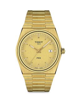 Часы Tissot PRX, 40 мм, золотой 4303921 | gold