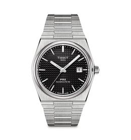 Часы Tissot PRX Powermatic 80, 40 мм, черный 4024332 | black/silver