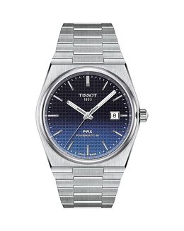 Часы Tissot PRX Powermatic 80, 40 мм, синий 5182627 | blue/silver