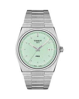 Часы Tissot PRX, 40 мм, зеленый 4622226 | green/silver