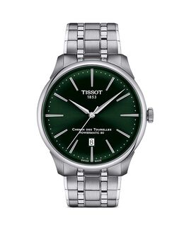 Часы Tissot Chemin des Tourelles Powermatic 80, 42 мм, зеленый 4710973 | green/silver