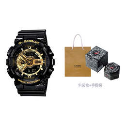 Часы Casio G-Shock Analog-Digital 'Black Gold', черный ga-110gb-1apr | black/gold