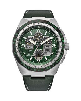 Часы Citizen Eco-Drive Promaster Air Skyhawk, 46 мм, зеленый 4924015 | green
