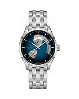 Часы Hamilton Jazzmaster Open Heart, 40 мм, синий 5326365 | blue/silver