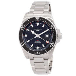 Longines Hydroconquest Automatic Black Dial Mens Watch l3.890.4.56.6