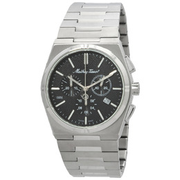 Mathey-Tissot Zeus Chronograph Quartz Black Dial Mens Watch h118chan