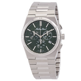 Mathey-Tissot Zeus Chronograph Quartz Green Dial Mens Watch h118chav