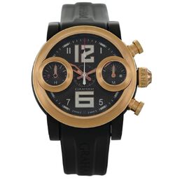 Pre-owned Graham Swordfish Chronograph Automatic Black Dial Mens Watch 2swasbr