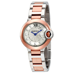 Pre-owned Pre-owned Cartier Ballon Bleu de Cartier Ladies Watch w3bb0005