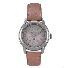 Zenith Elite Baby Star 03.1220.67 Pink Dial Ladies Watch - Pre-Owned