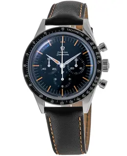 Omega Speedmaster First Omega in Space Blue Dial Leather Men's Watch Model 310.32.40.50.06.001