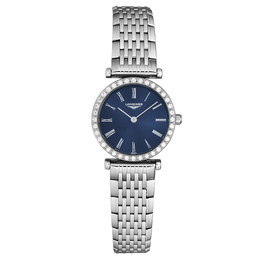 Longines La Grande Classique Quartz Diamond Blue Dial Ladies Watch L4.341.0.94.6