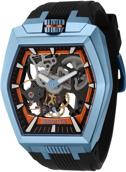 Invicta Akula Hand Wind Black Dial Mens Watch Model 44021
