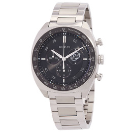 YA142316 Gucci Interlocking G Chronograph Black Dial Mens Watch 41mm