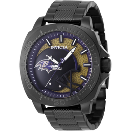Invicta NFL Baltimore Ravens Mens Quartz Watch 47875