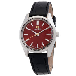 Grand Seiko Heritage ''Nishikigoi'' Collection Hand Wind Red Dial Watch sbgw321g