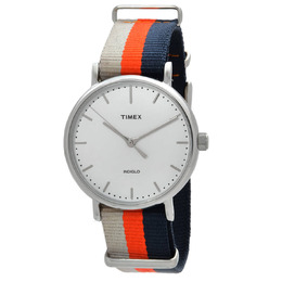 Timex Weekender Fairfield Quartz White Dial Ladies Watch TW2P98600