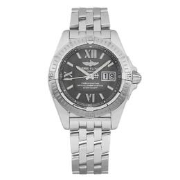 Pre-owned Breitling Cockpit A4935011F540 Automatic Chronometer Grey Dial Men's Watch