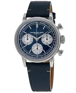 Raymond Weil Millesime Automatic Chronograph Blue Dial 7765-stc-50651 Men's Watch