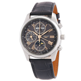 Longines Master Collection Chronograph GMT Automatic Moon Phase Mens Watch l2.673.4.61.2