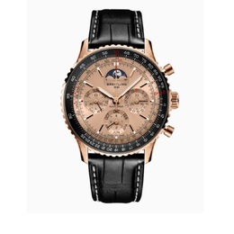 RB19101A1H1P1 - Breitling Navitimer Perpetual Chronograph Automatic Champagne Dial Mens Watch