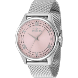 Invicta Celestial Quartz Pink Dial Ladies Watch - Model: 48489
