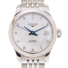 Longines Record Automatic Diamond Ladies Watch l23204876