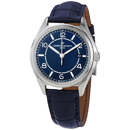 Pre-owned Vacheron Constantin Fiftysix Blue Dial Mens Watch 4600e/000a-b487