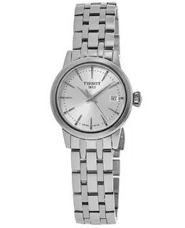 Authentic Tissot Classic Dream Lady Silver Dial Stainless Steel Women's Watch Model t129.210.11.031.00