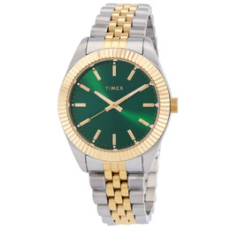 TIMEX TW2W87400VQ LEGACY QUARTZ GREEN DIAL LADIES WATCH