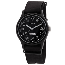 Timex MK1 X Fortnite Mens Quartz Black Dial Watch TW2W97000