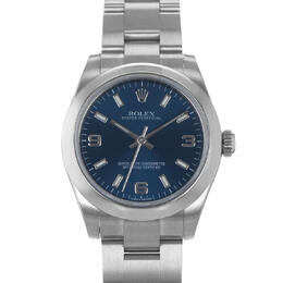Pre-owned Rolex 177200-BLASSO Oyster Perpetual Ladies Blue Dial Chronometer
