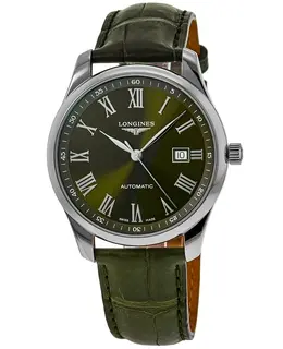 Longines Master Collection Automatic Watch Model L2.893.4.09.2 Green Dial Men's