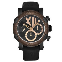 RJ Titanic-Dna Chronograph Automatic Mens Watch - Black Dial