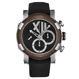 RJ Titanic-Dna Chronograph Automatic Mens Watch with Black Dial - RJTICH.101.10